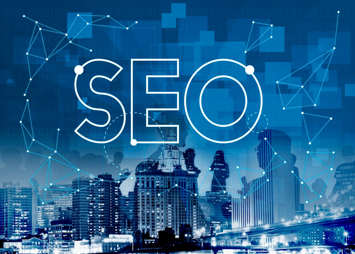 search engine optimization concept with laptop charts and marketing strategy