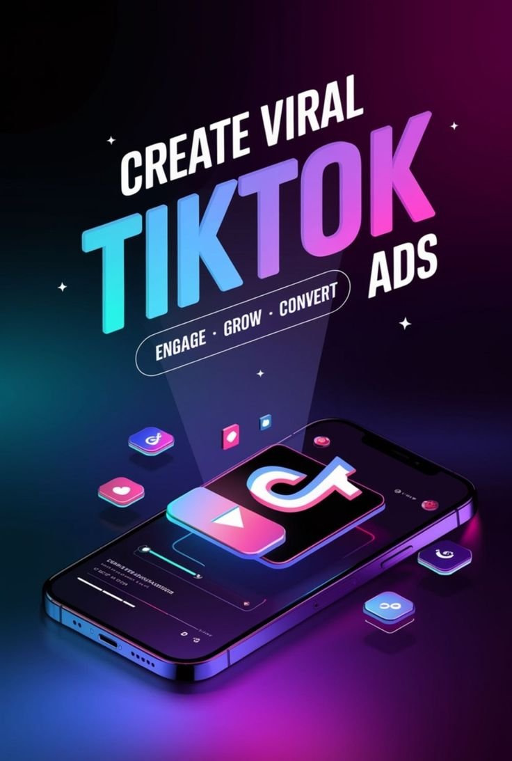 TikTok marketing services concept showing social media advertising strategy.