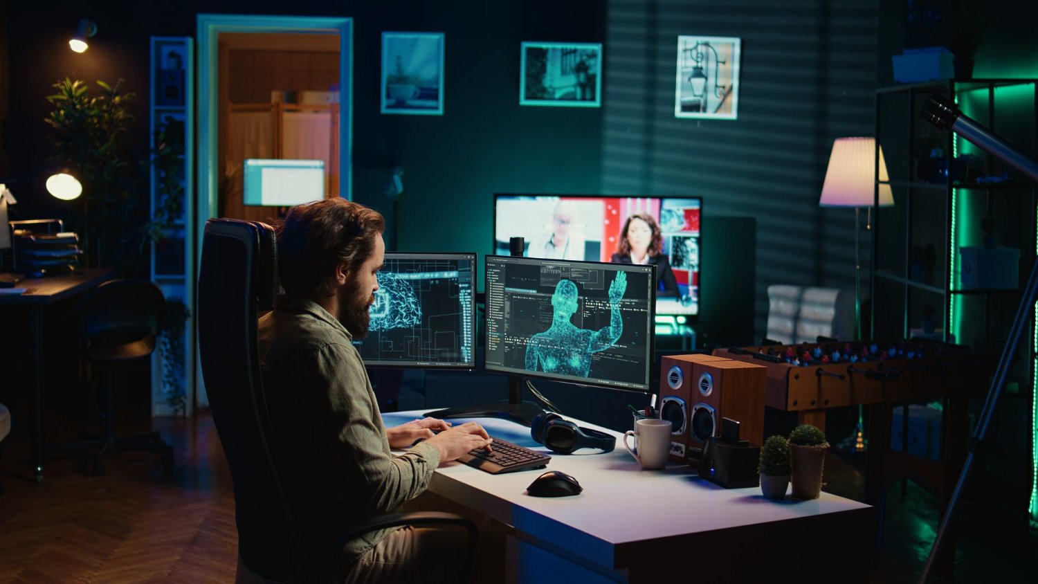 AI video animation software generating images from text prompts for animated video production.